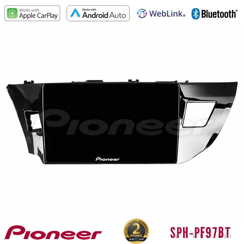 Pioneer SPH-PF97BT Series    Toyota Corolla 2014-2016 Multimedia Station 9" (Tablet Style) Με Carplay & Android Auto - U-SPH-TY0008