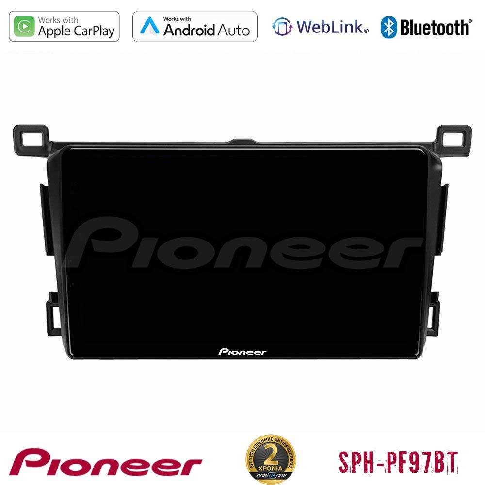 Pioneer SPH-PF97BT Series    Toyota RAV4 2013-2018 Multimedia Station 9" (Tablet Style) Με Carplay & Android Auto - U-SPH-TY0435