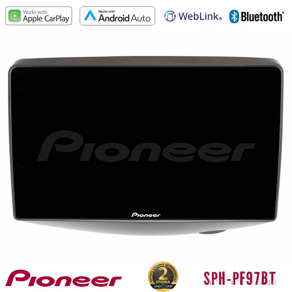 Pioneer SPH-PF97BT Series    Toyota Yaris 1999 - 2006 Multimedia Station 9" (Tablet Style) Με Carplay & Android Auto - U-SPH-TY1047