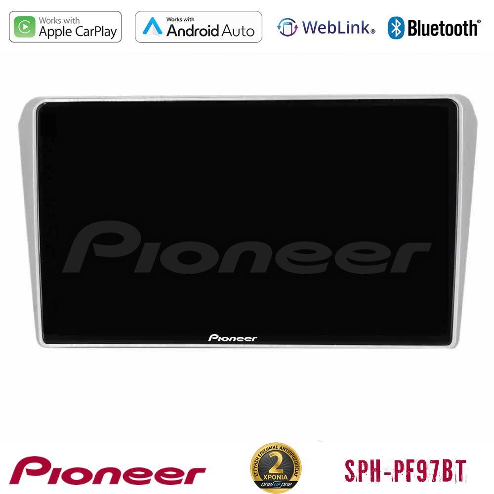 Pioneer SPH-PF97BT Series    Toyota Avensis T25 02/2003–2008 Multimedia Station 9" (Tablet Style) Με Carplay & Android Auto - U-SPH-TY412N