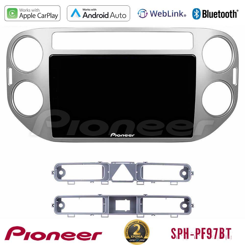 Pioneer SPH-PF97BT Series    VW Tiguan Multimedia Station 9" (Tablet Style) Με Carplay & Android Auto - U-SPH-VW0083