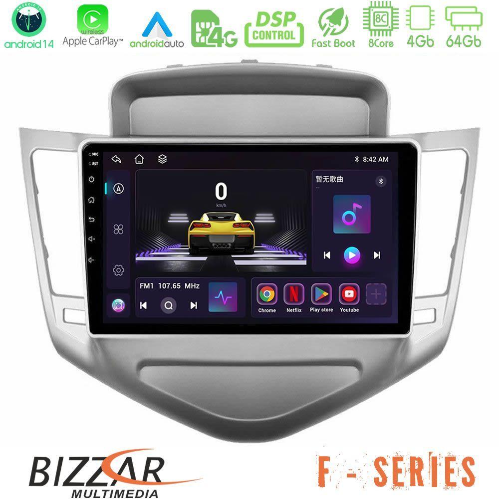 Bizzar F Series 8Core Android14 4+64GB  Chevrolet Cruze 2009-2012 Navigation Multimedia Tablet 9" Με Carplay & Android Auto - U-F-CV036N