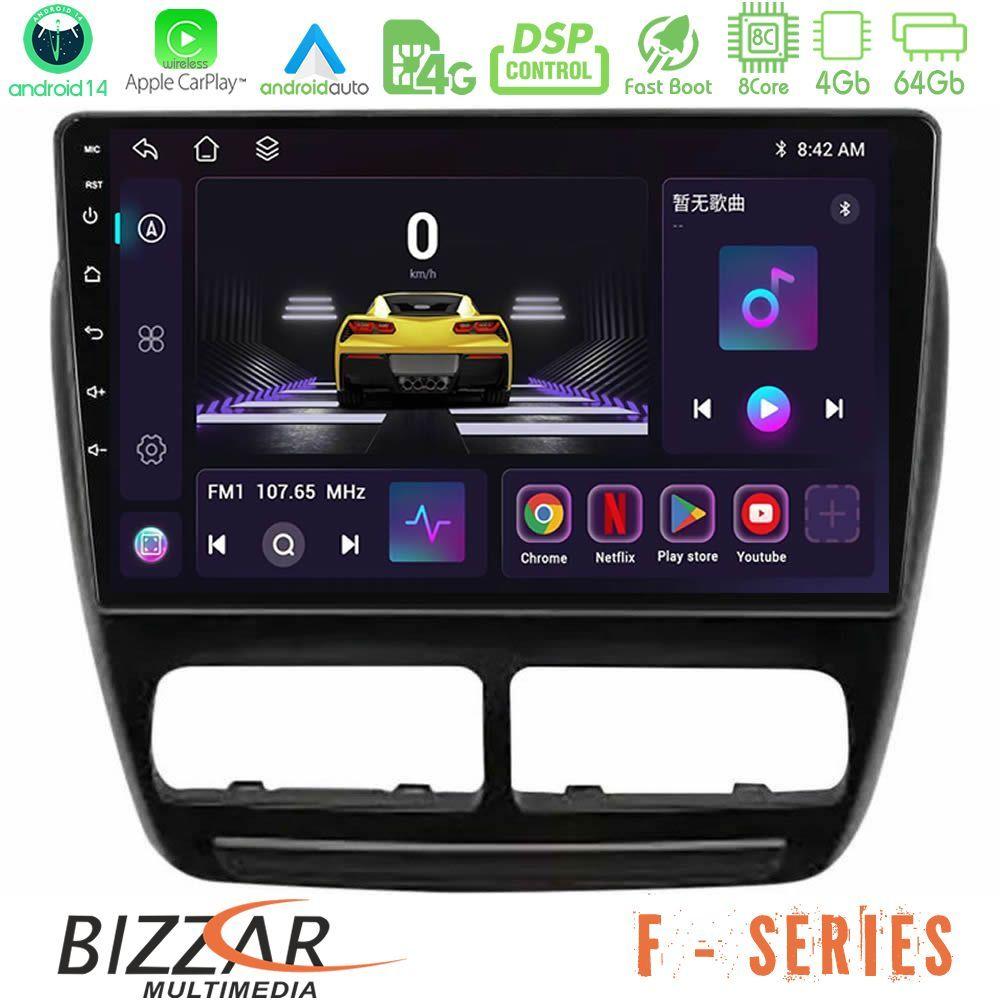 Bizzar F Series 8Core Android14 4+64GB  Fiat Doblo / Opel Combo 2010-2014 Navigation Multimedia Tablet 9" Με Carplay & Android Auto - U-F-FT1032