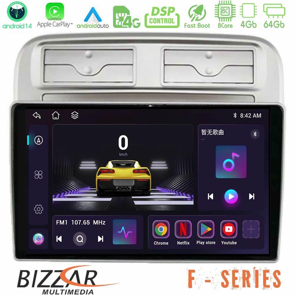 Bizzar F Series 8Core Android14 4+64GB  Fiat Grande Punto 2006-2011 Navigation Multimedia Tablet 9"  Με Carplay & Android Auto - U-F-FT1781