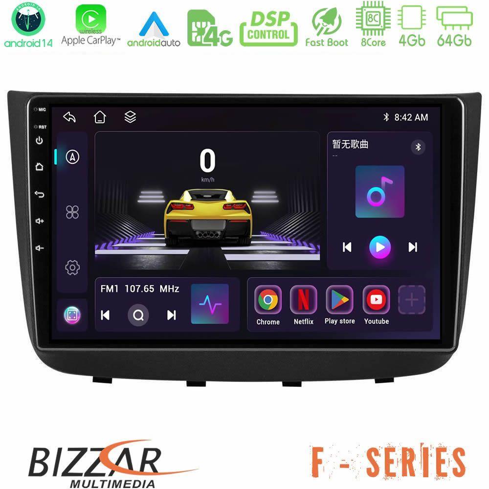 Bizzar F Series 8Core Android14 4+64GB  Mercedes Vito/Viano 2003-2006 Navigation Multimedia Tablet 10" Με Carplay & Android Auto - U-F-MB1632