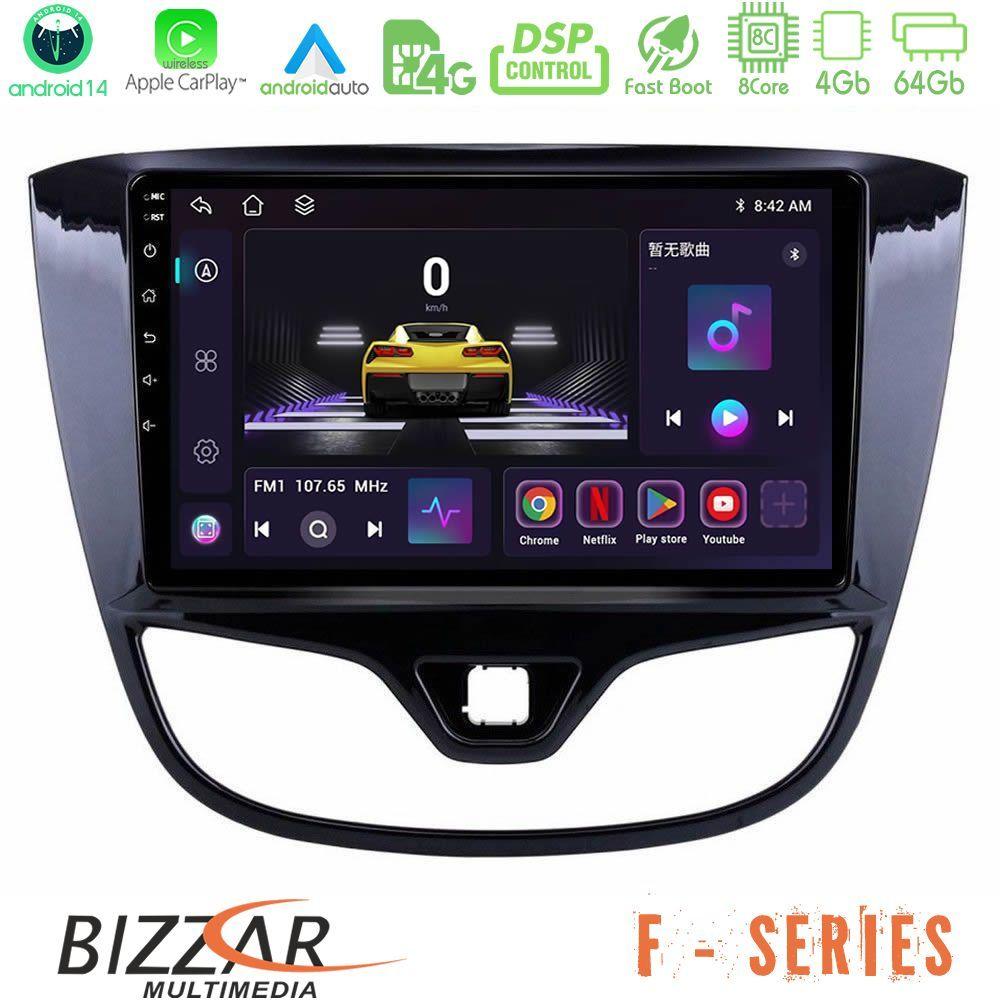 Bizzar F Series 8Core Android14 4+64GB  Opel Karl 2017-2019 Navigation Multimedia Tablet 9" Με Carplay & Android Auto - U-F-OP1060