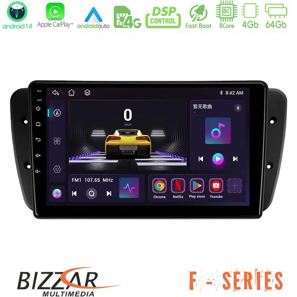 Bizzar F Series 8Core Android14 4+64GB  Seat Ibiza 2008-2012 Navigation Multimedia Tablet 9" Με Carplay & Android Auto - U-F-ST0499