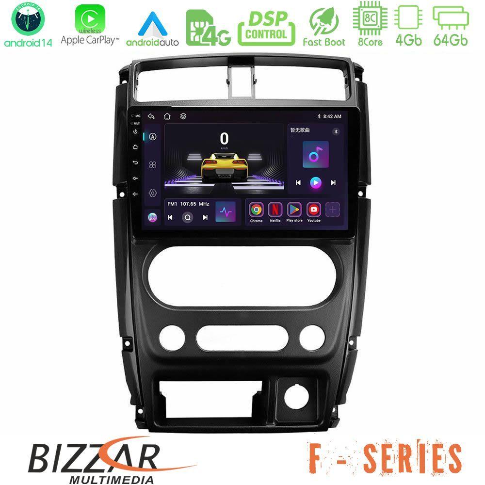 Bizzar F Series 8Core Android14 4+64GB  Suzuki Jimny 2007-2017 Navigation Multimedia Tablet 9" Με Carplay & Android Auto - U-F-SZ0874