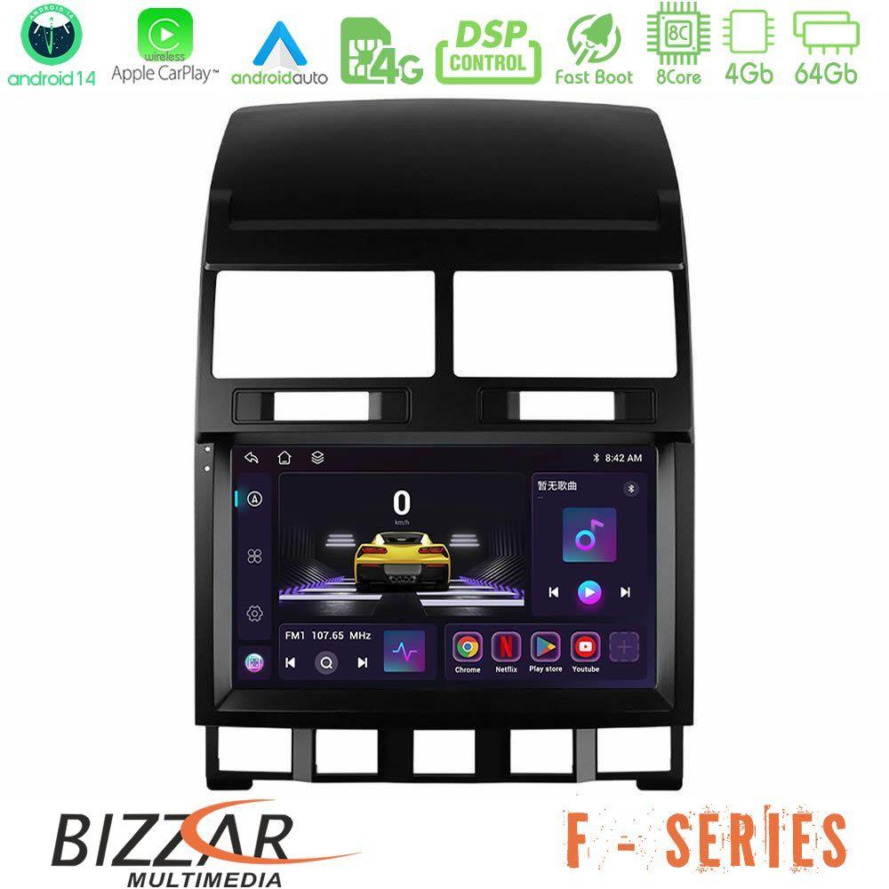 Bizzar F Series 8Core Android14 4+64GB  VW Touareg 2002 – 2010 Navigation Multimedia Tablet 9" Με Carplay & Android Auto - U-F-VW0849