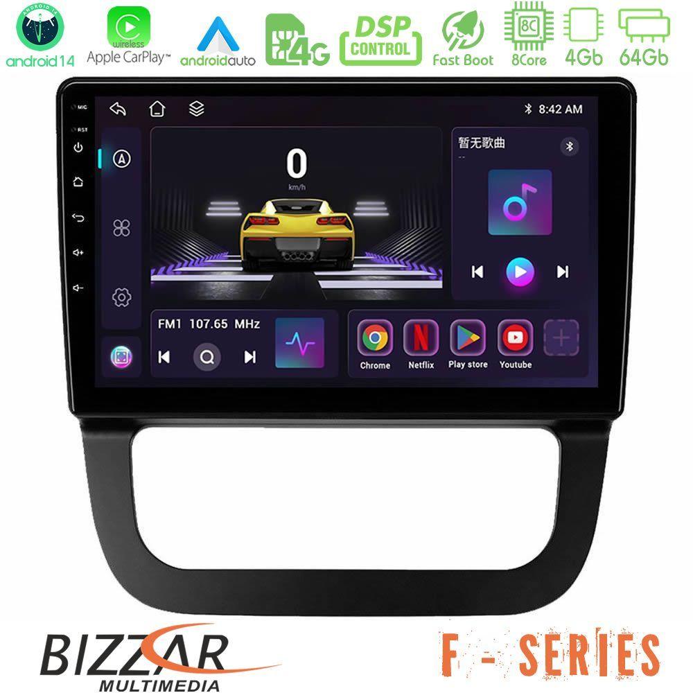 Bizzar F Series 8Core Android14 4+64GB  VW Jetta Navigation Multimedia Tablet 10" Με Carplay & Android Auto - U-F-VW087T