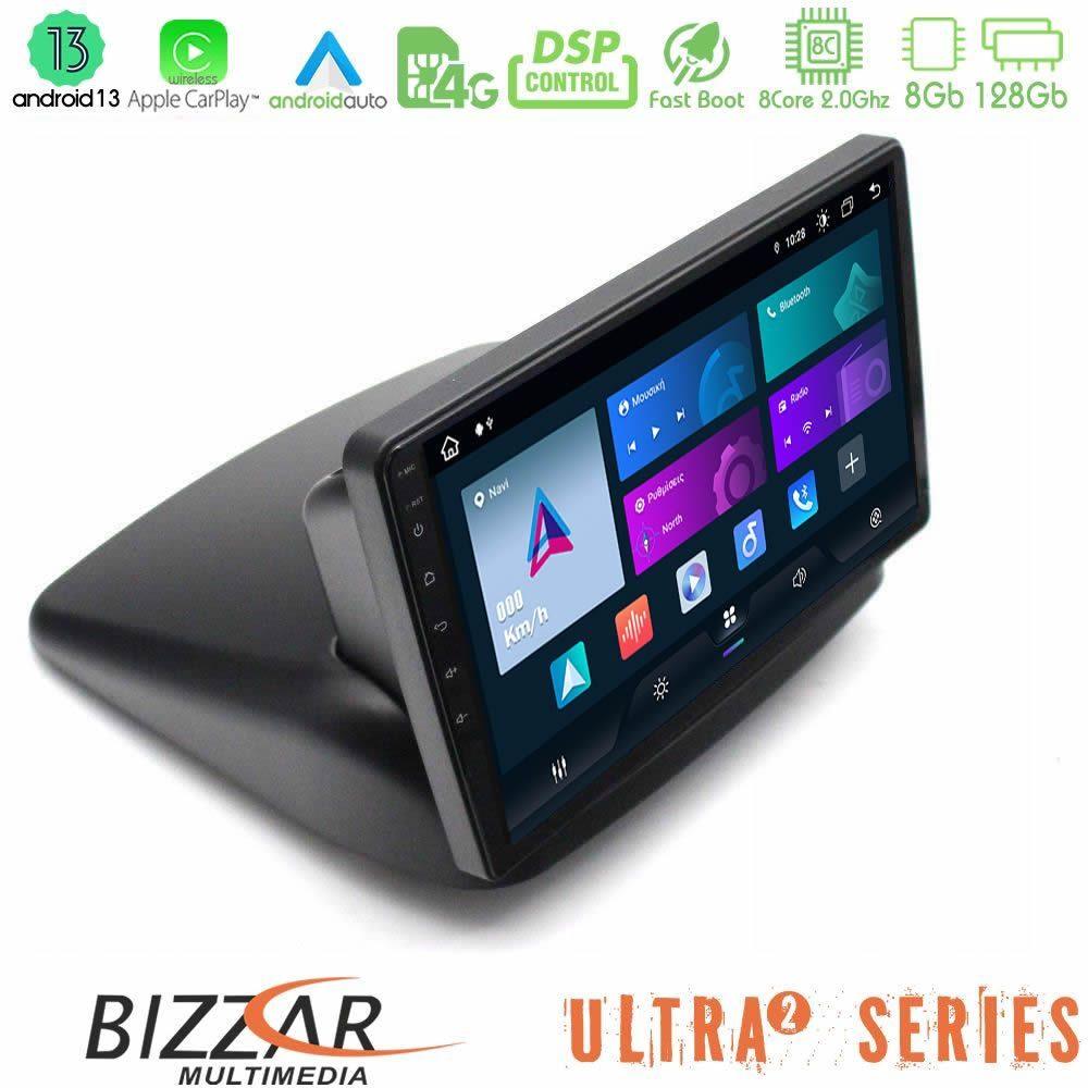 Bizzar Ultra Series Fiat Doblo 2002 – 2009 8core Android13 8+128GB Navigation Multimedia Tablet 10" - U-UL2-FT1892