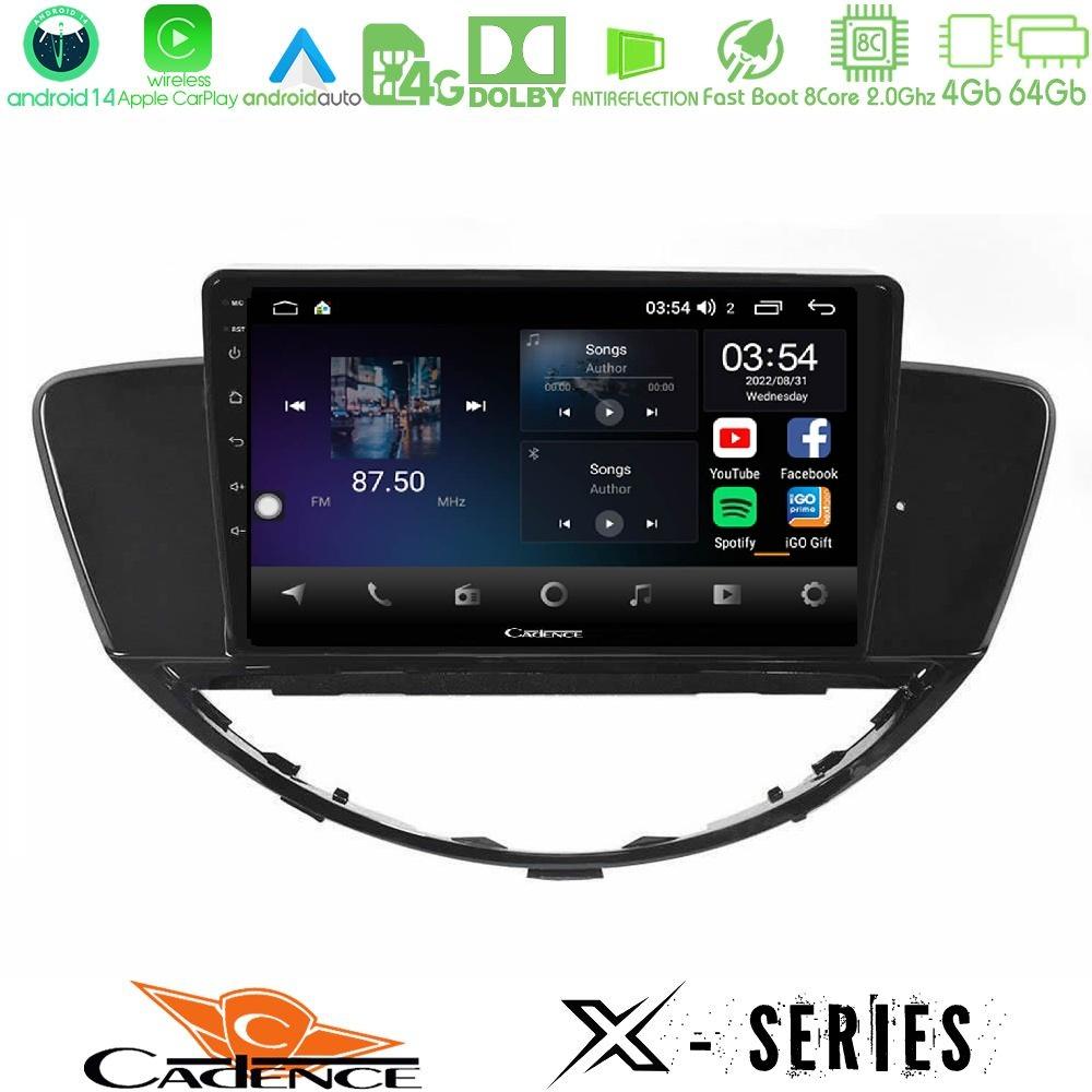 Cadence X Series Subaru Tribeca 2007-2014 8core Android 14 4+64GB Navigation Multimedia Tablet 9" - U-X-SU2062
