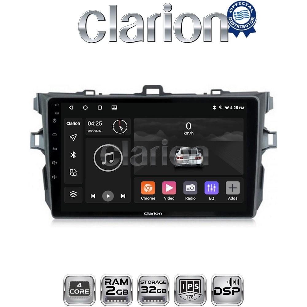 CLARION GL31063 Οθόνη OEM Multimedia Αυτοκινήτου για TOYOTA COROLLA 2006>2012  (CarPlay/AndroidAuto/BT/GPS/WIFI/GPRS)
