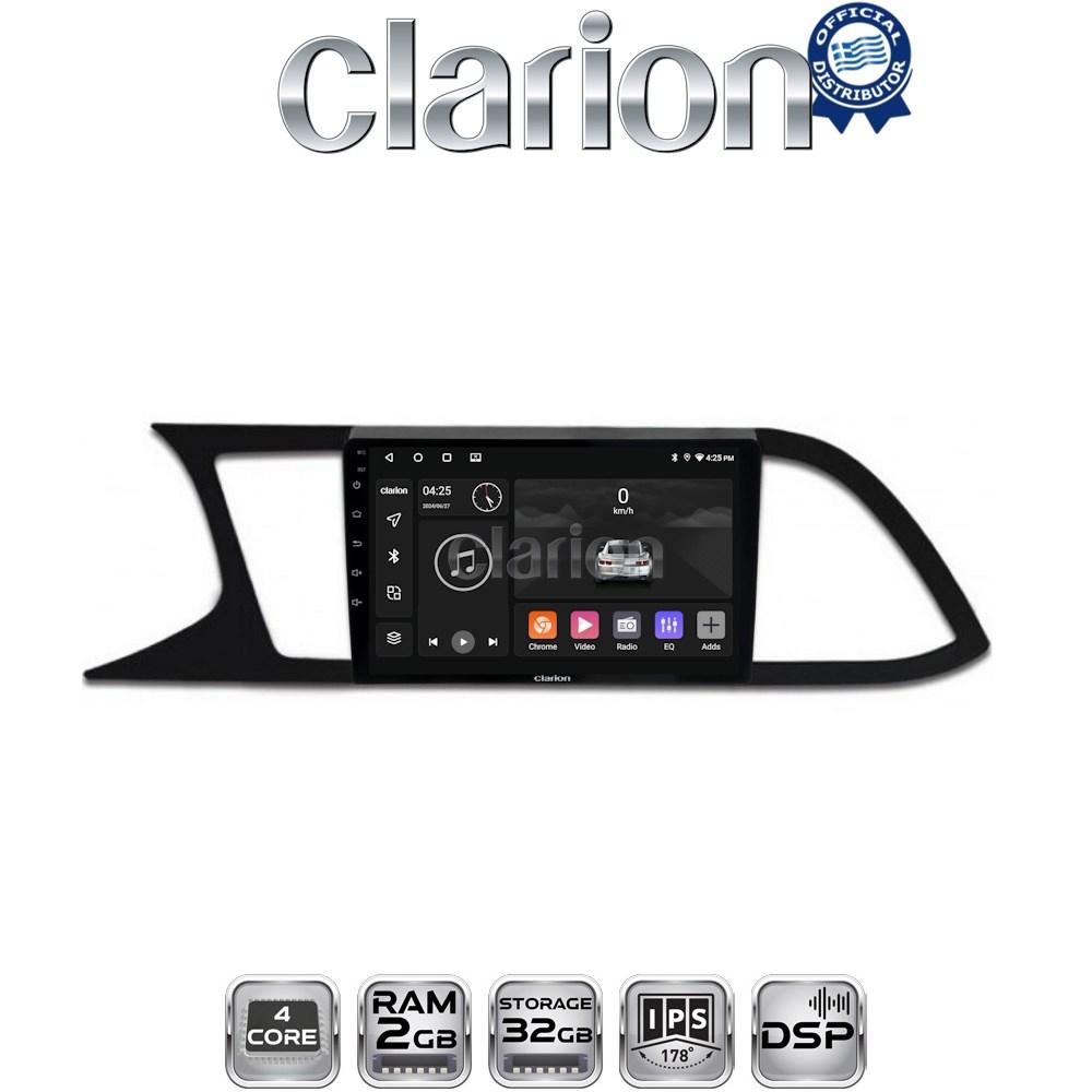 CLARION GL31306 Οθόνη OEM Multimedia Αυτοκινήτου για SEAT LEON 2012>  (CarPlay/AndroidAuto/BT/GPS/WIFI/GPRS)