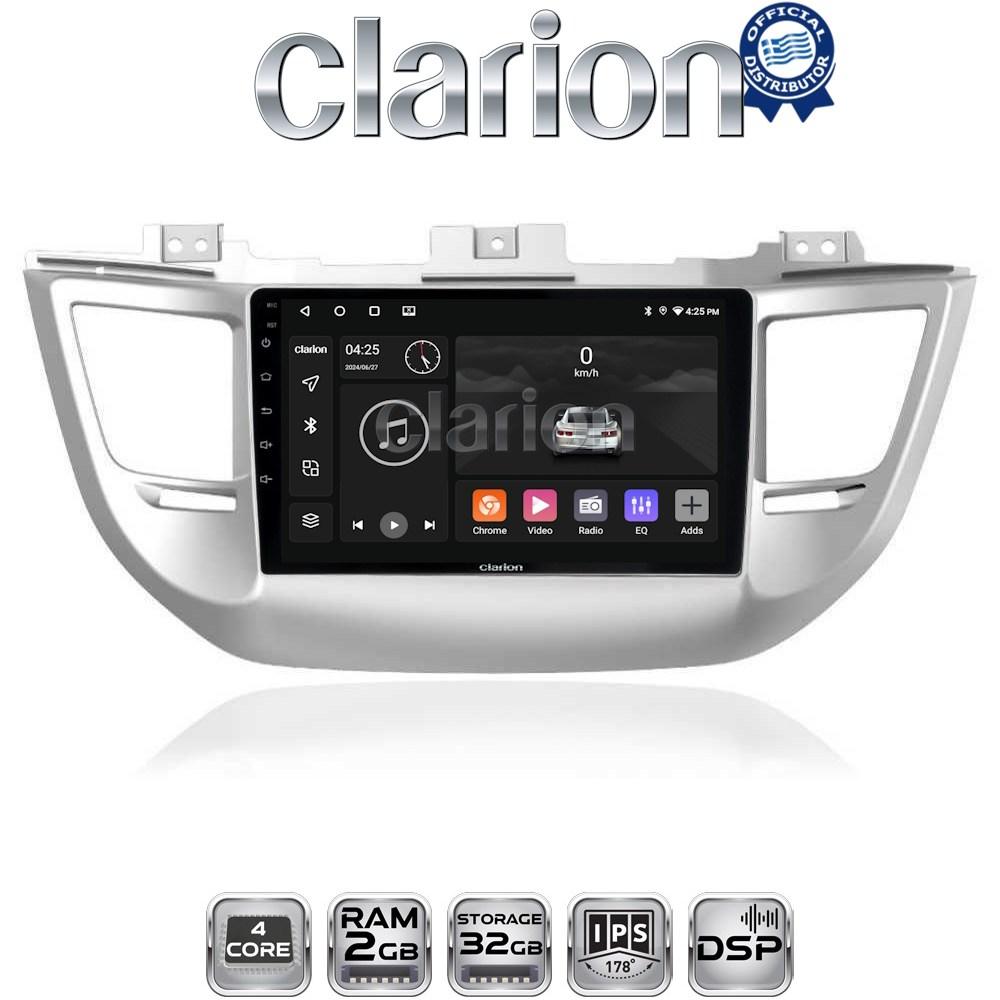 CLARION GL31361 Οθόνη OEM Multimedia Αυτοκινήτου για Hyundai Tucson 2015 < 2019 (CarPlay/AndroidAuto/BT/GPS/WIFI/GPRS)