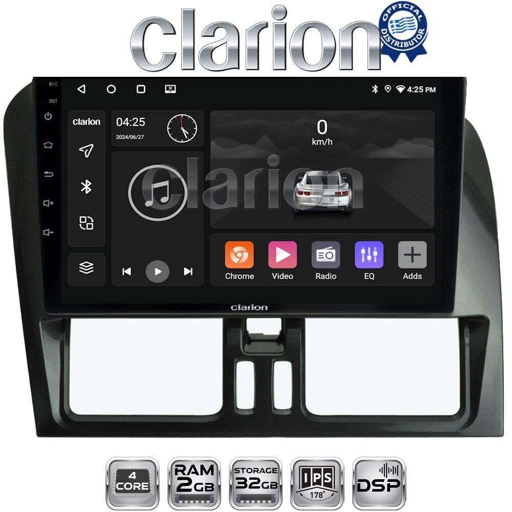 CLARION GL31390 Οθόνη OEM Multimedia Αυτοκινήτου για VOLVO XC60 2009-2017 (CarPlay/AndroidAuto/BT/GPS/WIFI/GPRS)