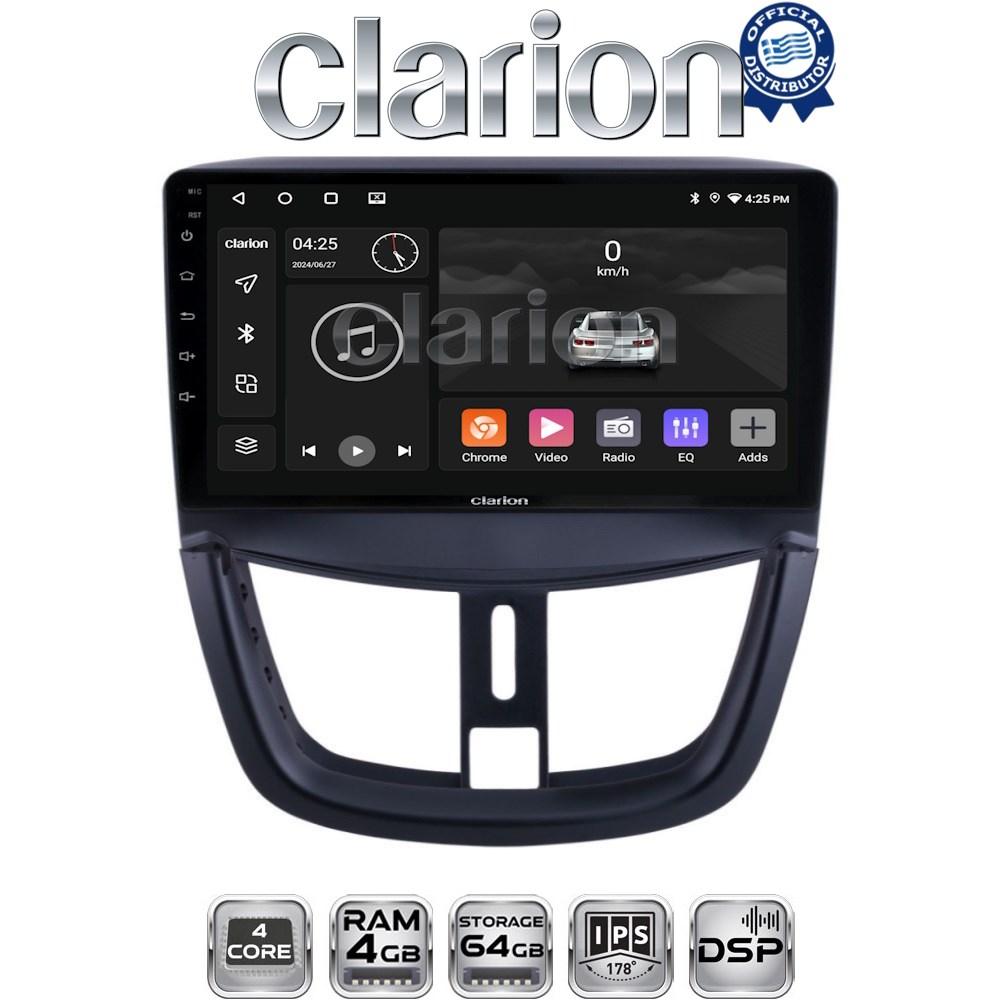 CLARION GL32207 Οθόνη OEM Multimedia Αυτοκινήτου για PEUGEOT 207 2007>2013 (CarPlay/AndroidAuto/BT/GPS/WIFI/GPRS)