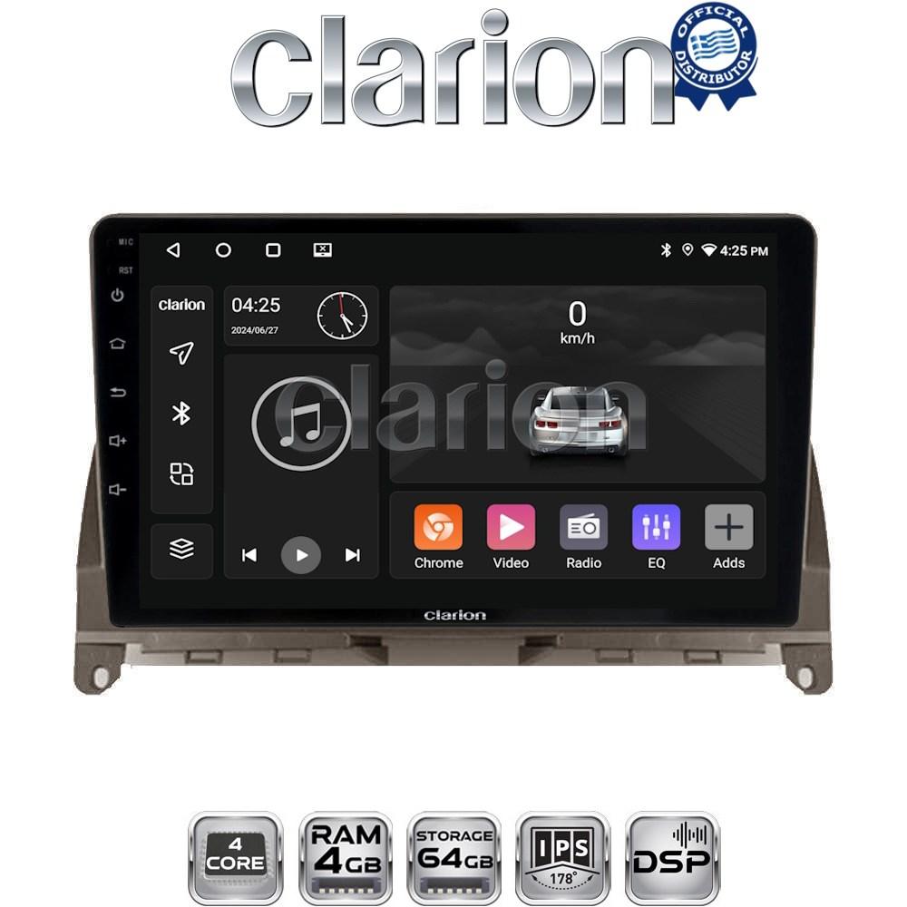 CLARION GL32265BR Οθόνη OEM Multimedia Αυτοκινήτου για Mercedes C Class W204 2007 > 2011 (CarPlay/AndroidAuto/BT/GPS/WIFI/GPRS)