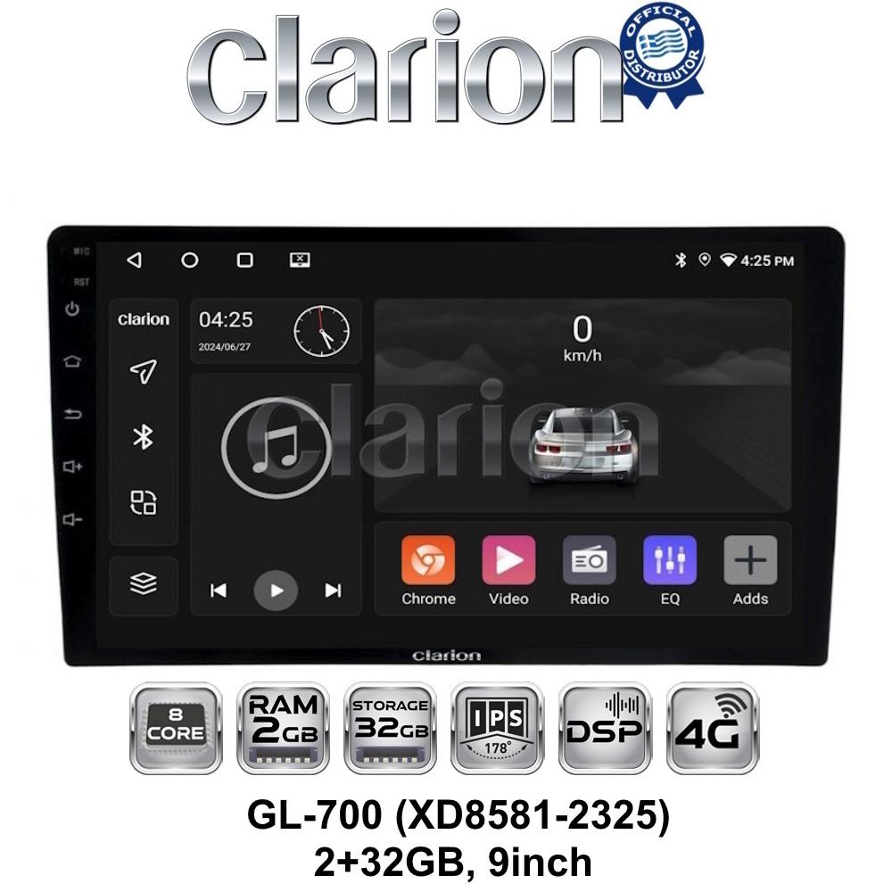 9inch Οθόνη universal Tablet style Multimedia Αυτοκινήτου (CarPlay/AndroidAuto/BT/GPS/WIFI/GPRS)