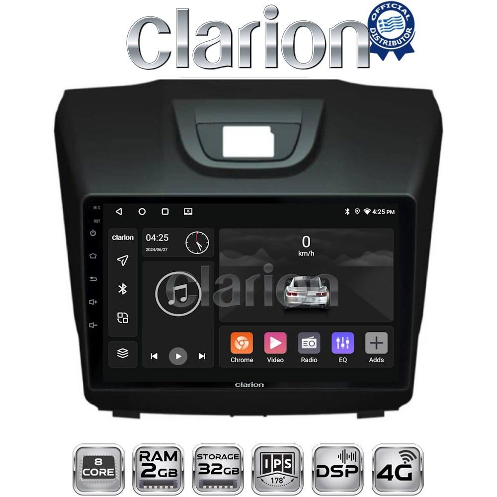 CLARION GL71435 Οθόνη OEM Multimedia Αυτοκινήτου για ISUZU DMAX 2012> (CarPlay/AndroidAuto/BT/GPS/WIFI/GPRS)