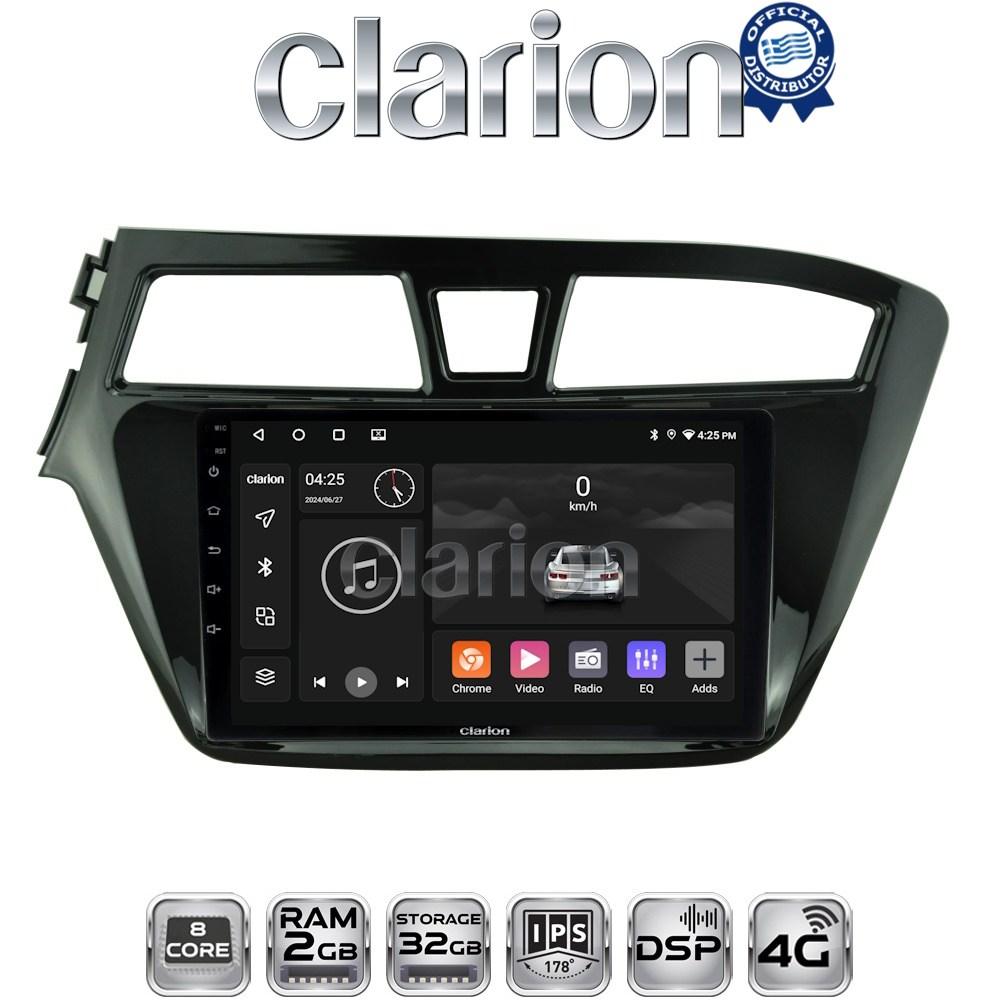 CLARION GL71517 Οθόνη OEM Multimedia Αυτοκινήτου για Hyundai i20 2015> (CarPlay/AndroidAuto/BT/GPS/WIFI/GPRS)
