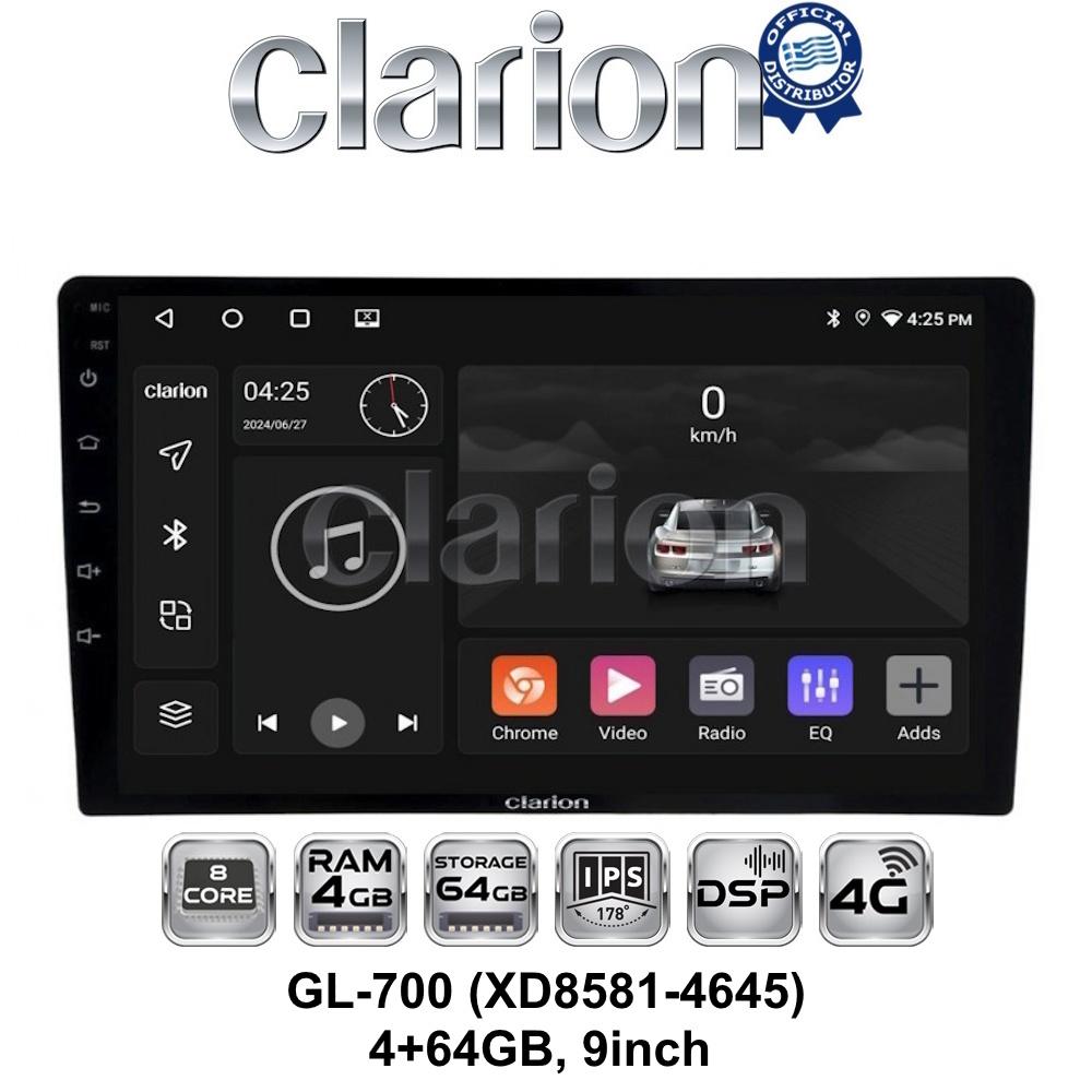 9inch Οθόνη universal Tablet style Multimedia Αυτοκινήτου (CarPlay/AndroidAuto/BT/GPS/WIFI/GPRS)