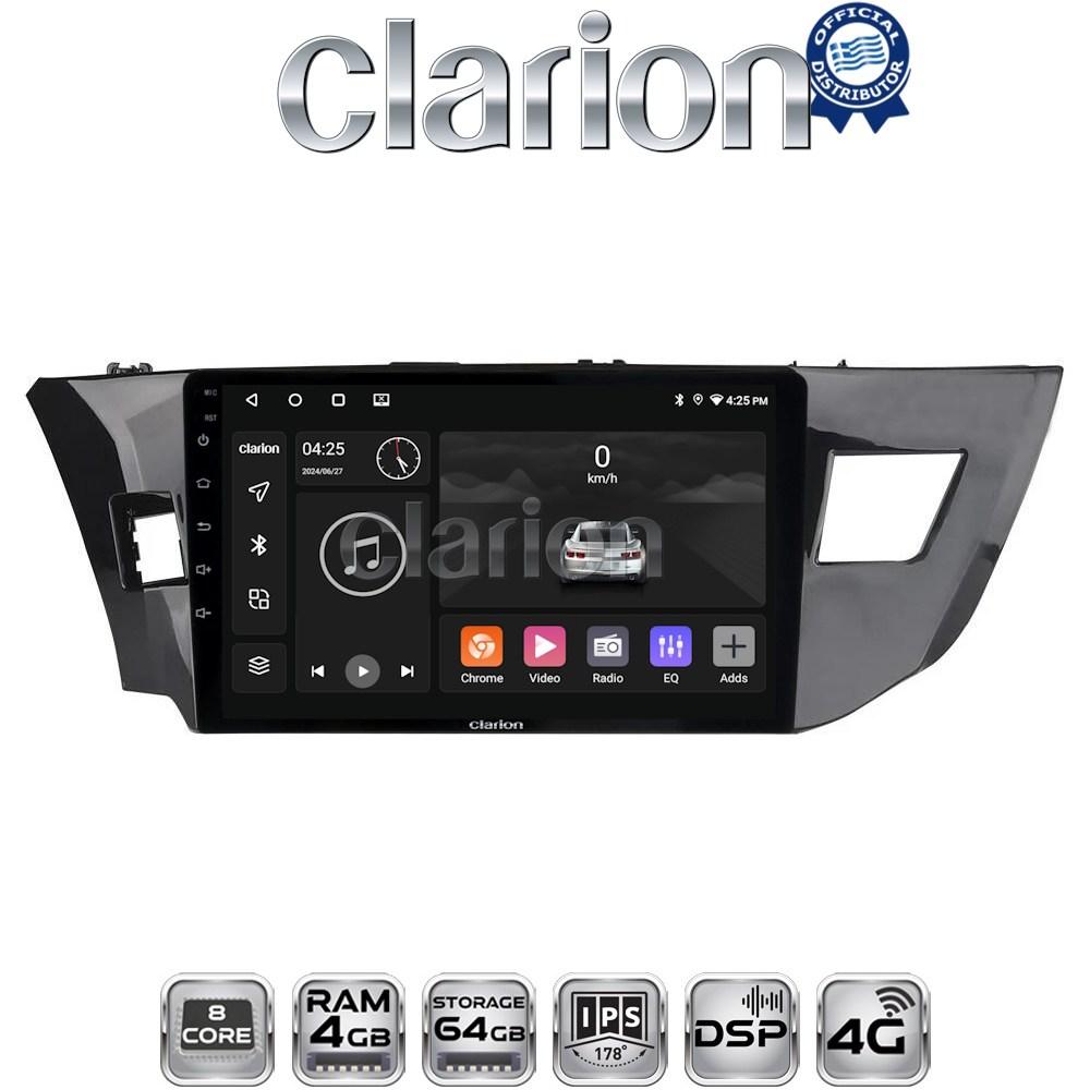 CLARION GL72126 Οθόνη OEM Multimedia Αυτοκινήτου για TOYOTA COROLLA 2013>2016 (CarPlay/AndroidAuto/BT/GPS/WIFI/GPRS)
