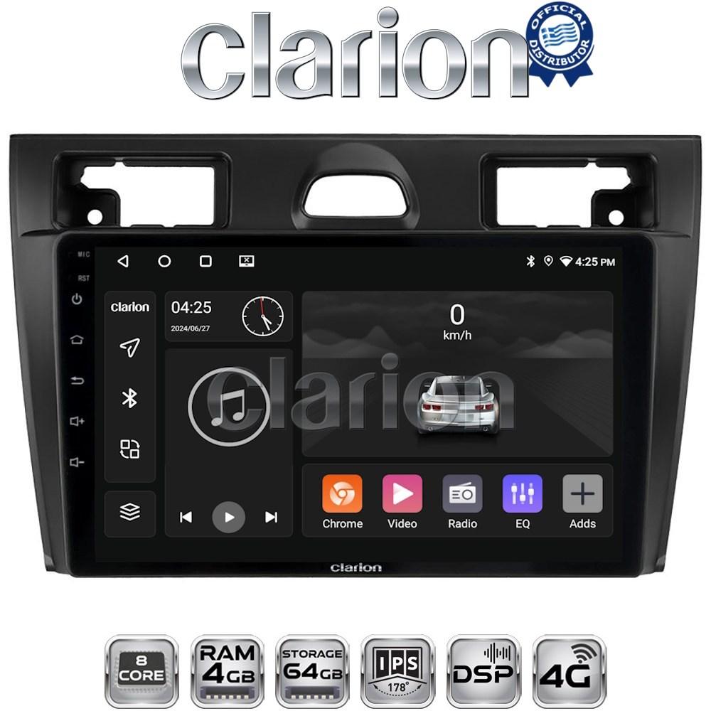 CLARION GL72140B Οθόνη OEM Multimedia Αυτοκινήτου για Ford Fiesta 2006 -> 2008 (CarPlay/AndroidAuto/BT/GPS/WIFI/GPRS)