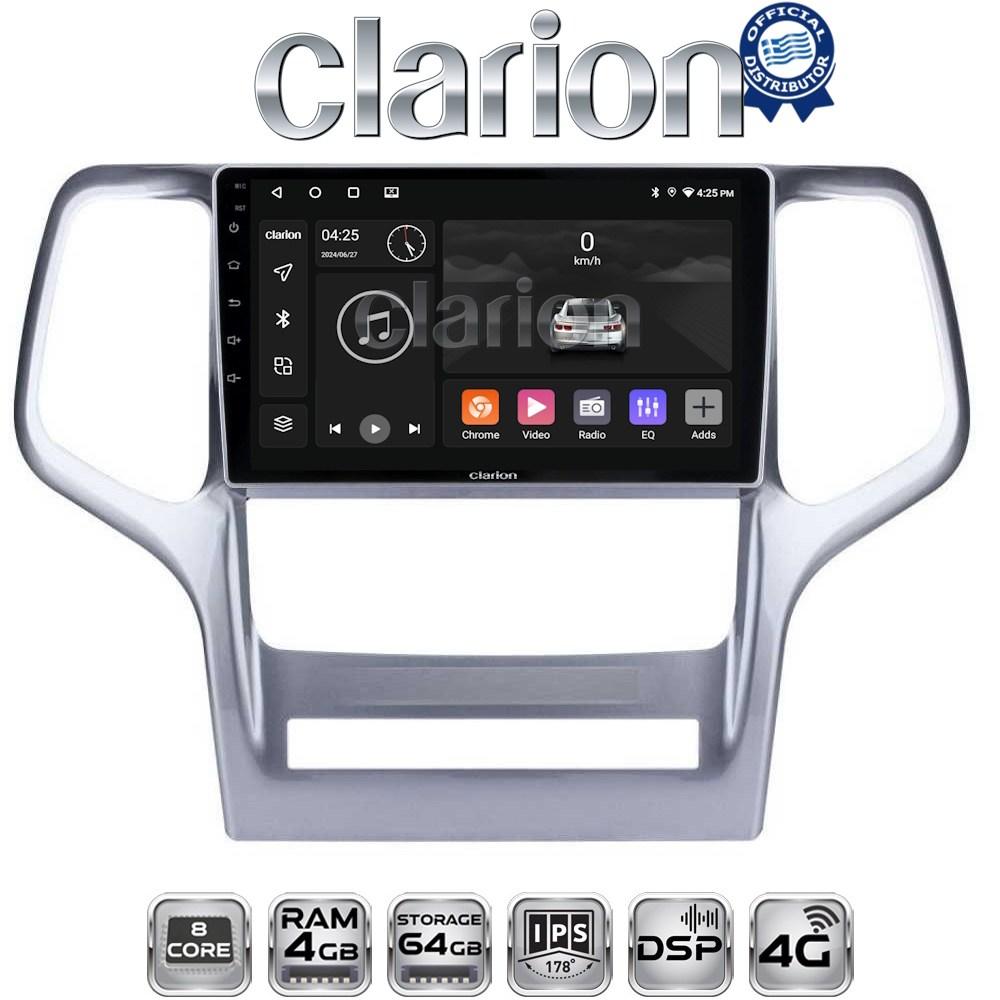 CLARION GL72234 Οθόνη OEM Multimedia Αυτοκινήτου για Jeep Gran Cherokee 2011 > 2013 (CarPlay/AndroidAuto/BT/GPS/WIFI/GPRS)
