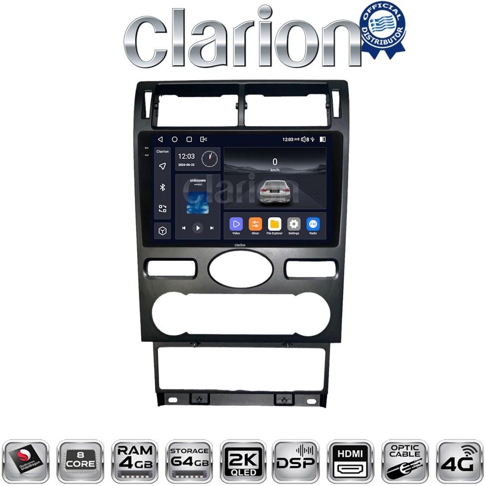 CLARION GL74104 Οθόνη OEM Multimedia Αυτοκινήτου για Ford Mondeo 2003 > 2006 (CarPlay/AndroidAuto/BT/GPS/WIFI/GPRS)