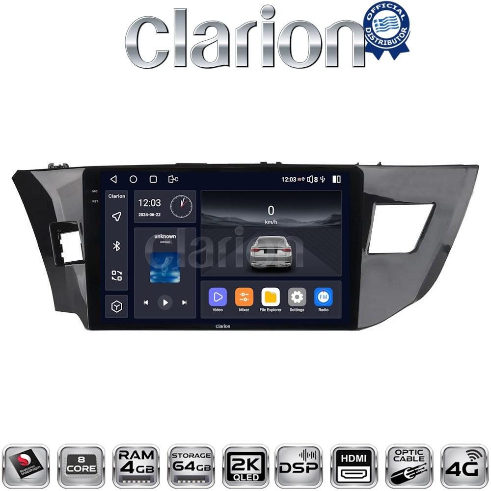 CLARION GL74126 Οθόνη OEM Multimedia Αυτοκινήτου για TOYOTA COROLLA 2013>2016 (CarPlay/AndroidAuto/BT/GPS/WIFI/GPRS)