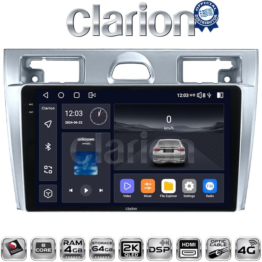 CLARION GL74140 Οθόνη OEM Multimedia Αυτοκινήτου για Ford Fiesta 2006 -> 2008 (CarPlay/AndroidAuto/BT/GPS/WIFI/GPRS)
