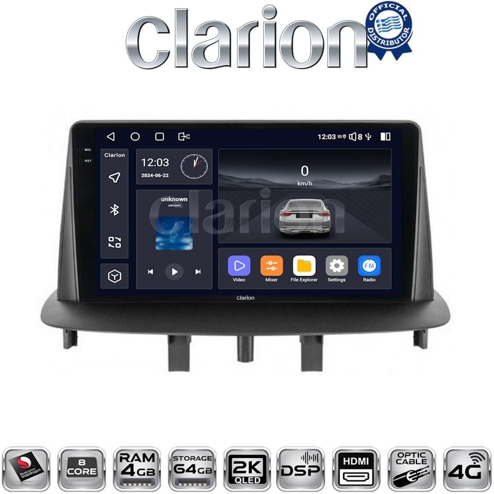 CLARION GL74145 Οθόνη OEM Multimedia Αυτοκινήτου για RENAULT MEGANE3 (CarPlay/AndroidAuto/BT/GPS/WIFI/GPRS)