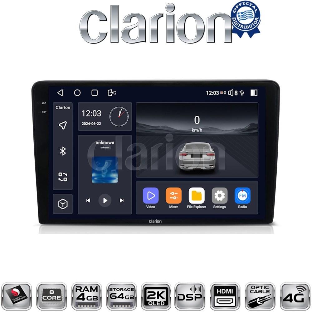 CLARION GL74332 Οθόνη OEM Multimedia Αυτοκινήτου για VW Golf4 1998 > 2004 (CarPlay/AndroidAuto/BT/GPS/WIFI/GPRS)