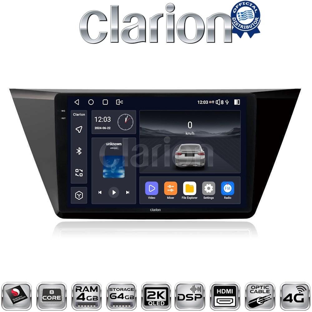 CLARION GL74522 Οθόνη OEM Multimedia Αυτοκινήτου για VW TOURAN 2016> (CarPlay/AndroidAuto/BT/GPS/WIFI/GPRS)