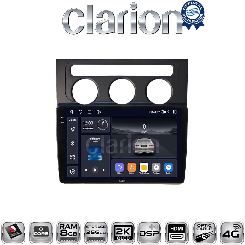 CLARION GL75511B Οθόνη OEM Multimedia Αυτοκινήτου για VW Touran 2003 > 2010 (CarPlay/AndroidAuto/BT/GPS/WIFI/GPRS)