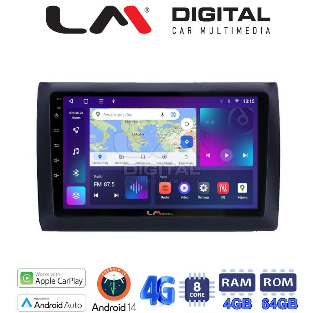 LM Digital - LM ZC8466 GPS Οθόνη OEM Multimedia Αυτοκινήτου για Fiat Stilo 2001 > 2007 (CarPlay/AndroidAuto/BT/GPS/WIFI/GPRS)