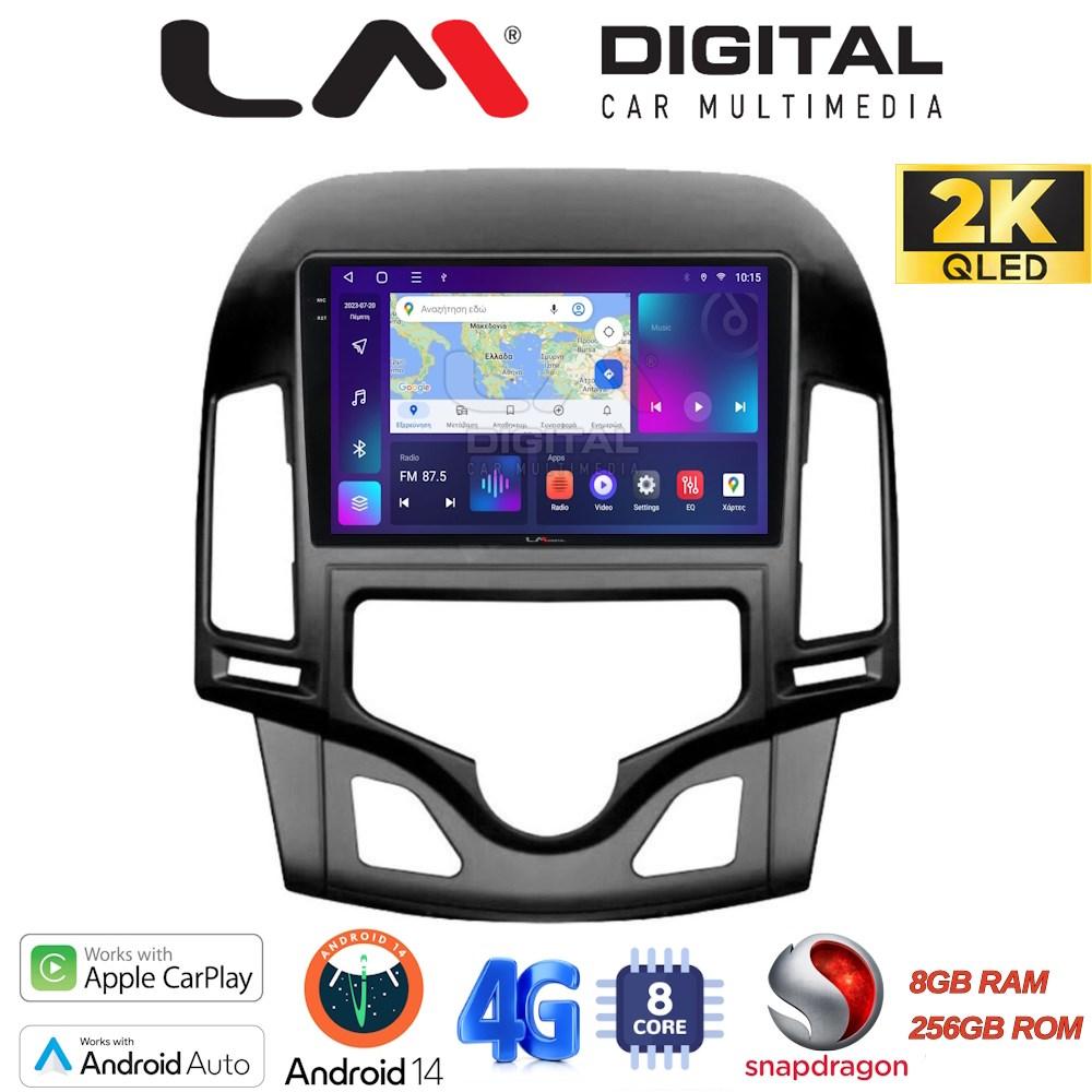 LM Digital - LM ZQ8043CL GPS Οθόνη OEM Multimedia Αυτοκινήτου για HYUNDAI i30 2007-2012  (CarPlay/AndroidAuto/BT/GPS/WIFI/GPRS)