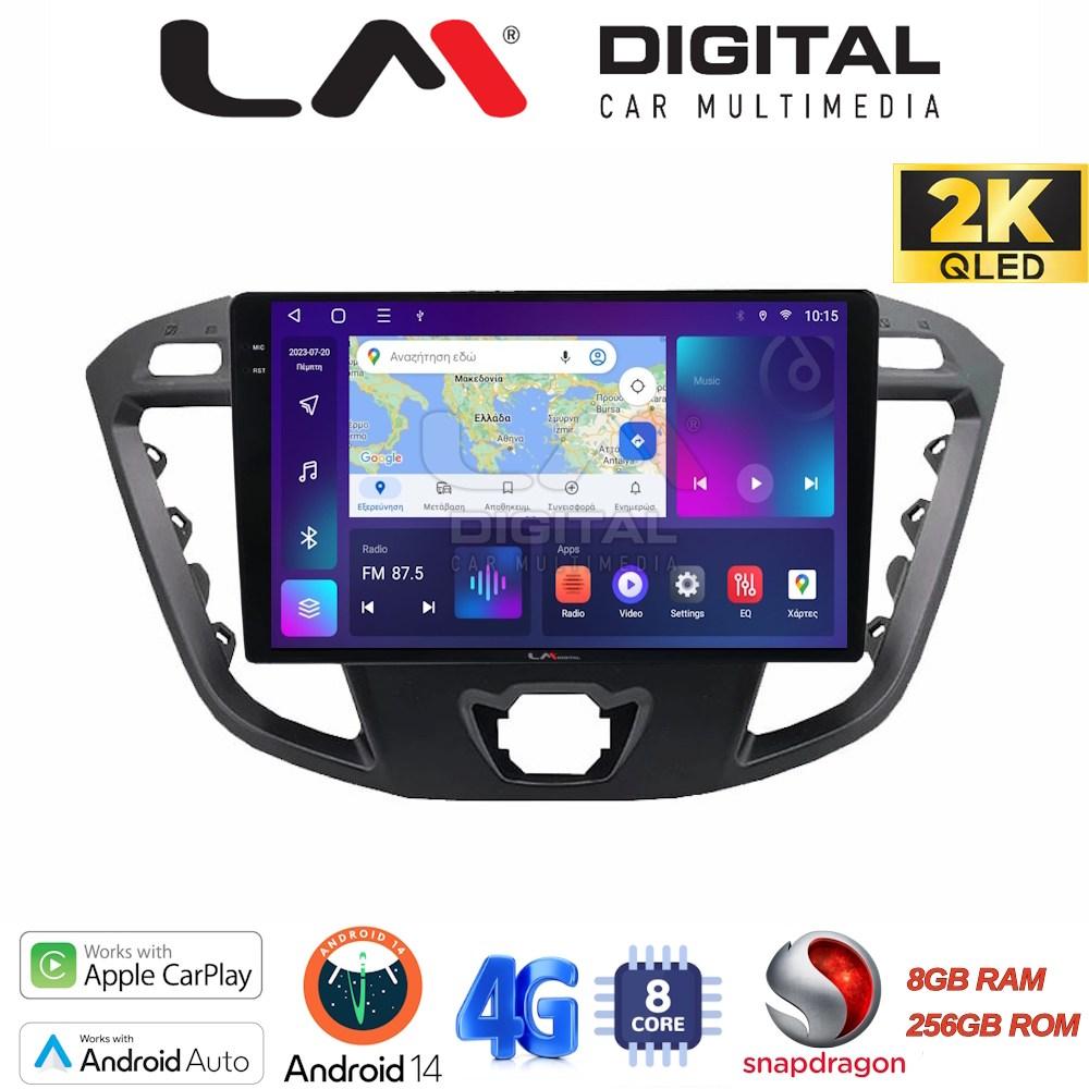 LM Digital - LM ZQ8366 GPS Οθόνη OEM Multimedia Αυτοκινήτου για TRANSIT CUSTOM - TOURNEO CUSTOM 2013> (CarPlay/AndroidAuto/BT/GPS/WIFI/GPRS)