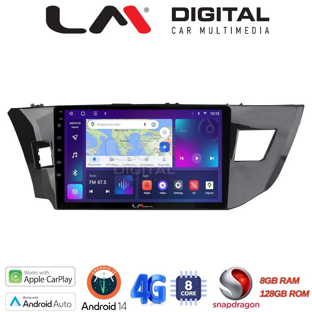 LM Digital - LM ZT8126 GPS Οθόνη OEM Multimedia Αυτοκινήτου για TOYOTA COROLLA 2013>2016 (CarPlay/AndroidAuto/BT/GPS/WIFI/GPRS)
