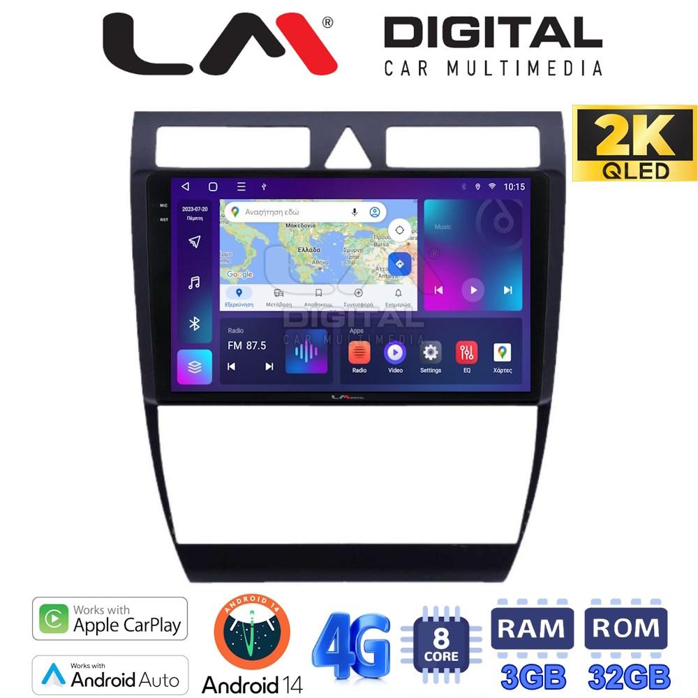 LM Digital - LM ZD8102 GPS Οθόνη OEM Multimedia Αυτοκινήτου για Audi A6 1998 > 2004 (CarPlay/AndroidAuto/BT/GPS/WIFI/GPRS)