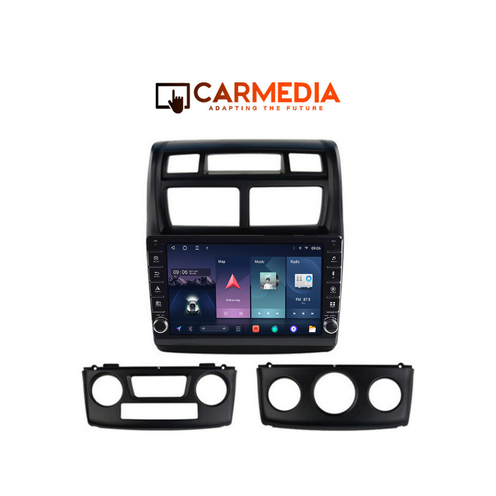 CARMEDIA CM2089B-13 KNOB TABLET 9'' OEM KIA SPORTAGE 2004-2010 A/C
