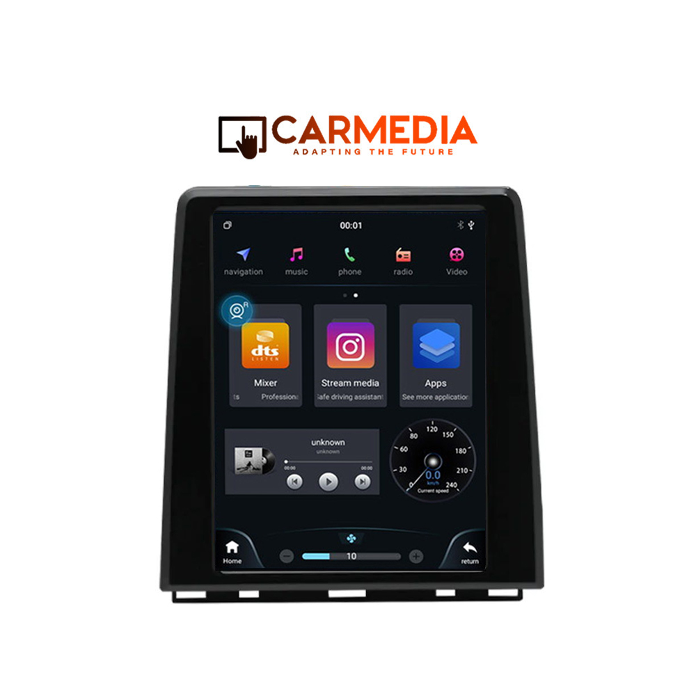 CARMEDIA CMV4097-13 TESLA 9.7'' OEM RENAULT CLIO - CAPTUR 2019+ (HIGH VERSION)