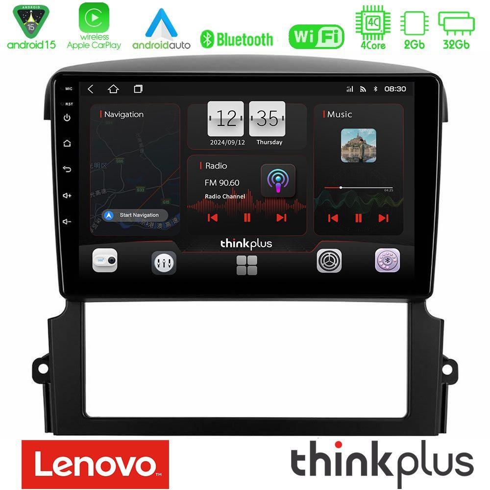 Lenovo Thinkplus Series 4Core Android15 2+32GB  Kia Sorento Navigation Multimedia Tablet 9" Με Carplay & Android Auto - U-SQZ-KI0407