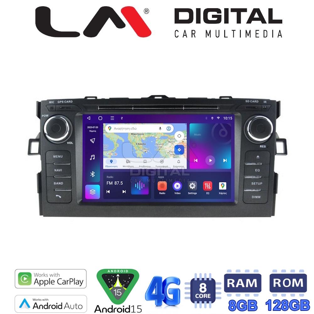 LM Digital - LM T8028 GPS Οθόνη OEM Multimedia Αυτοκινήτου για TOYOTA AURIS 2007 > 2012 (CarPlay/AndroidAuto/BT/GPS/WIFI/GPRS)