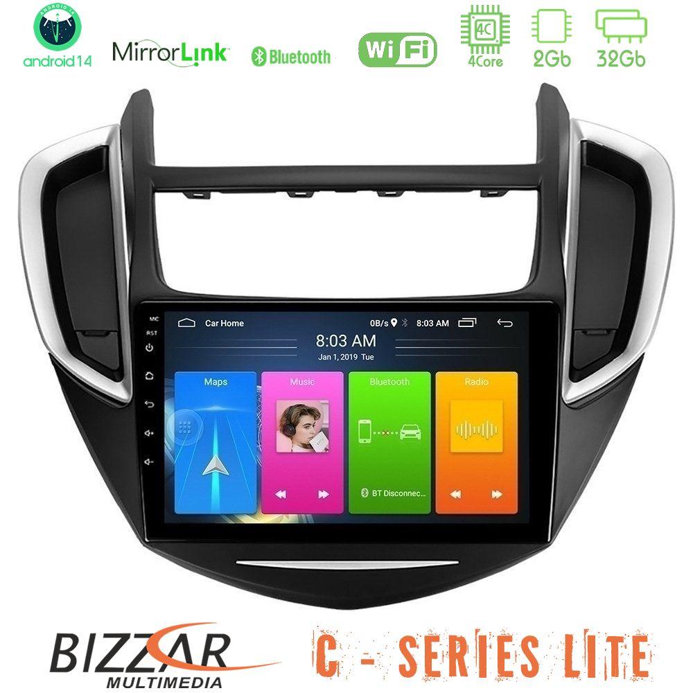 Bizzar C Series Lite 4Core Android14 2+32GB  Chevrolet Trax 2013-2020 Navigation Multimedia Tablet 9" - U-C-CV0053
