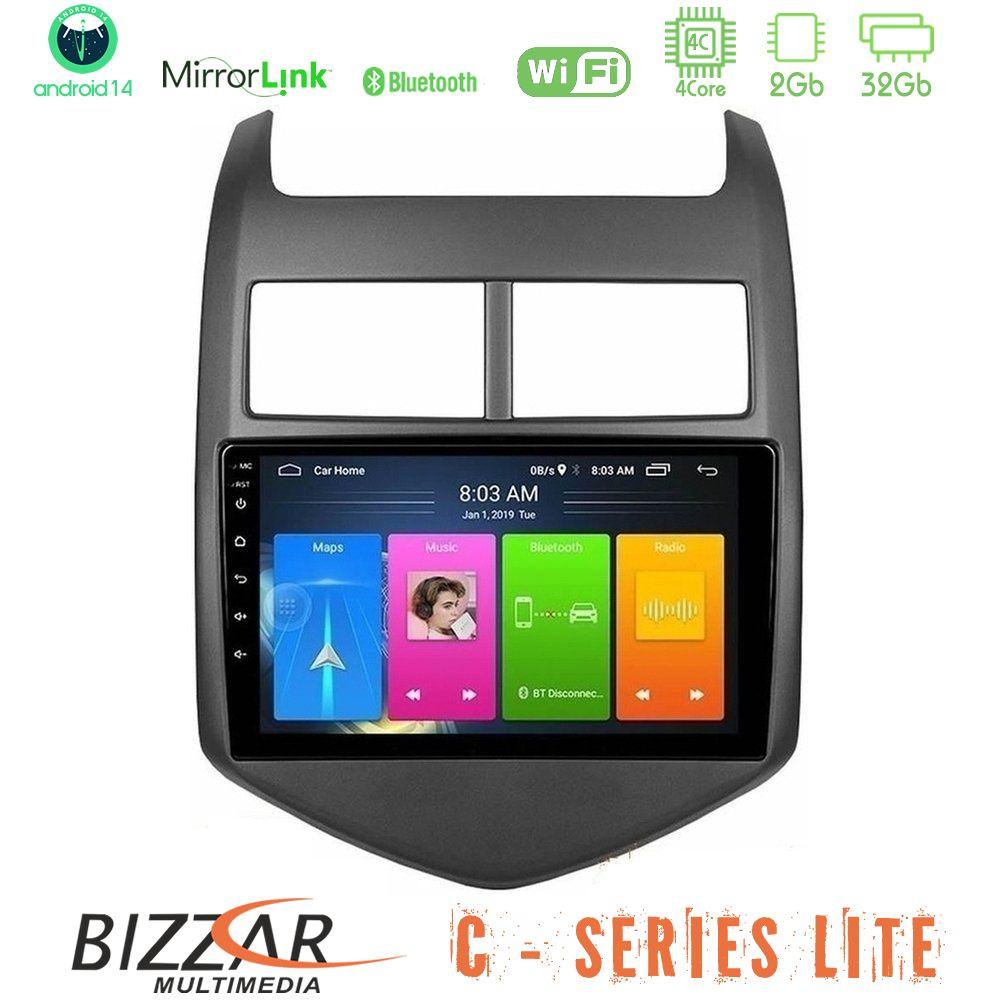 Bizzar C Series Lite 4Core Android14 2+32GB  Chevrolet Aveo 2011-2017 Navigation Multimedia Tablet 9" - U-C-CV0243