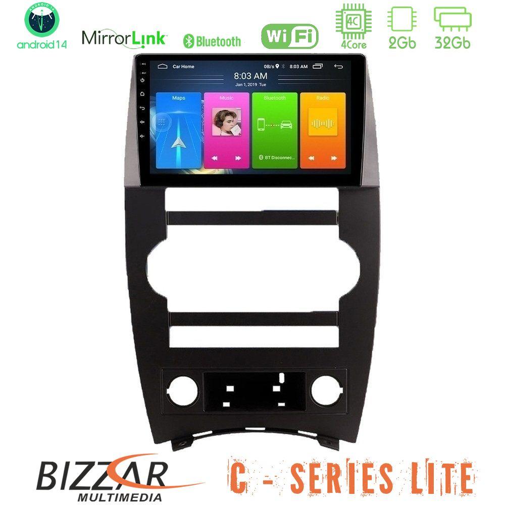 Bizzar C Series Lite 4Core Android14 2+32GB  Jeep Commander 2007-2008 Navigation Multimedia Tablet 9" - U-C-JP026N