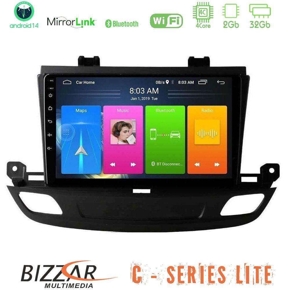 Bizzar C Series Lite 4Core Android14 2+32GB  Opel Insignia 2 2017-2020 Navigation Multimedia Tablet 9" - U-C-OP1402