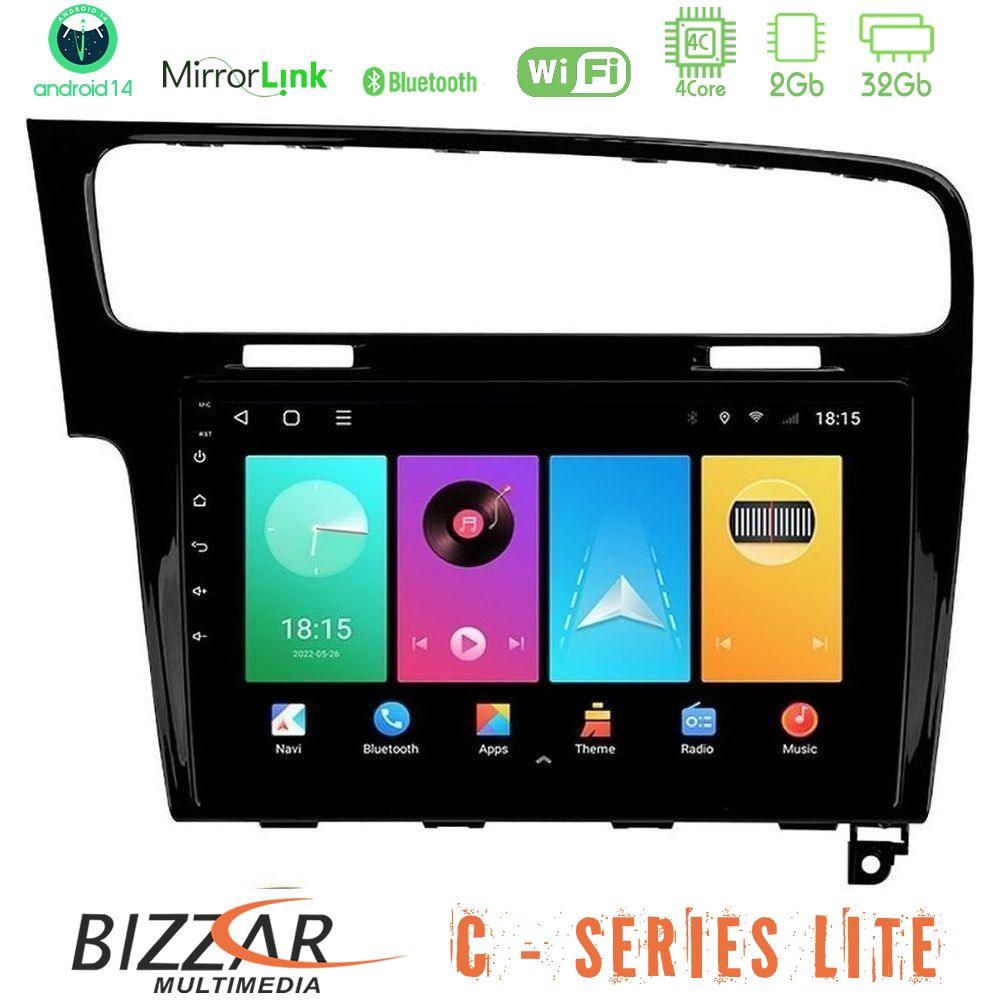 Bizzar C Series Lite 4Core Android14 2+32GB  VW GOLF 7 Navigation Multimedia Tablet 10" - U-C-VW0003PB